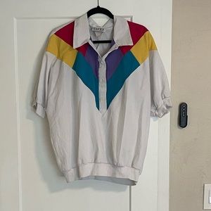 Colorful Vintage 90s Polo